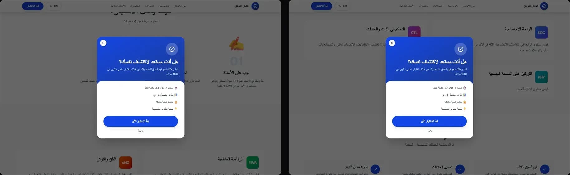 Evidence-based methodology and comprehensive personalized report output